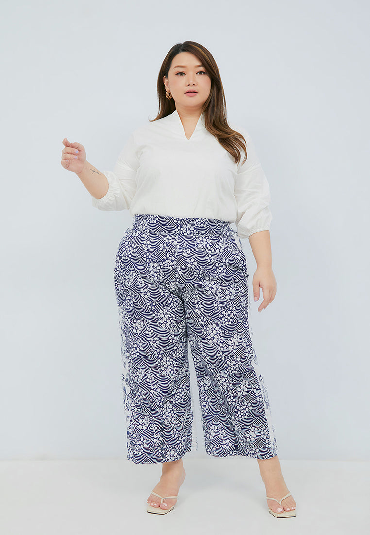 SAKURA さくら Navy 3-Way Pants