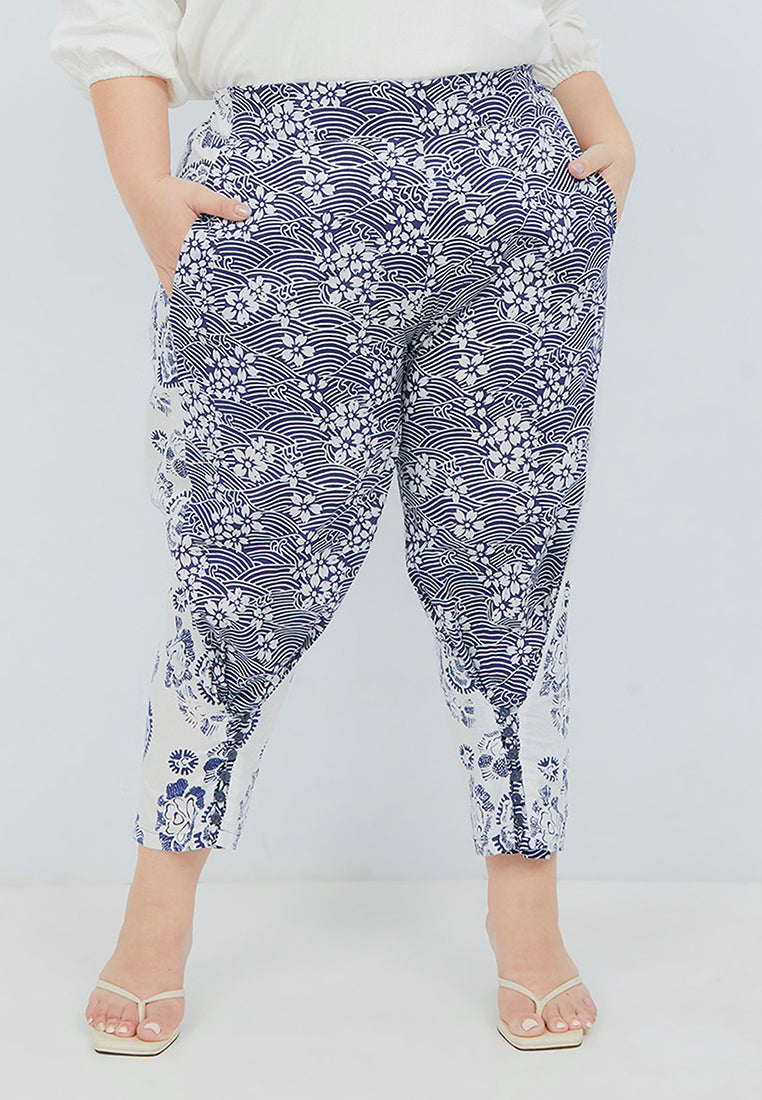 SAKURA さくら Navy 3-Way Pants