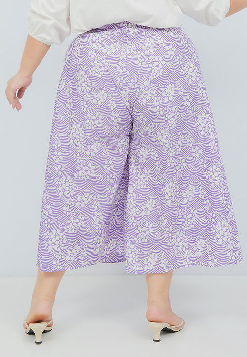 SAKURA さくら LILAC Circle Culottes BATIK