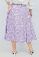 SAKURA さくら LILAC Circle Skirt BATIK