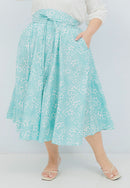 SAKURA さくら MINT Circle Skirt BATIK