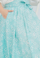SAKURA さくら MINT Circle Skirt BATIK