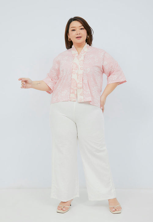 SAKURA さくら Blush 3/4 Sleeve Nyonya Top