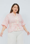 SAKURA さくら Blush 3/4 Sleeve Nyonya Top