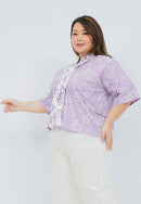 SAKURA さくら Lilac 3/4 Sleeve Nyonya Top
