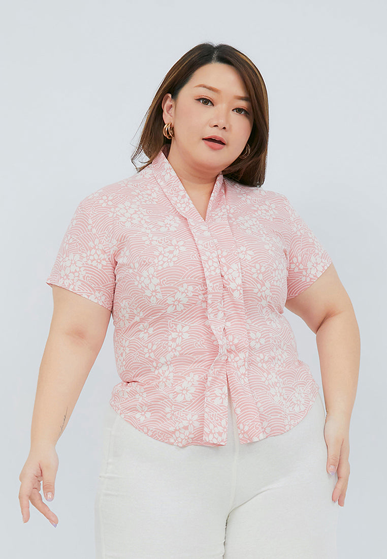 SAKURA さくら Blush Kebaya Top Batik