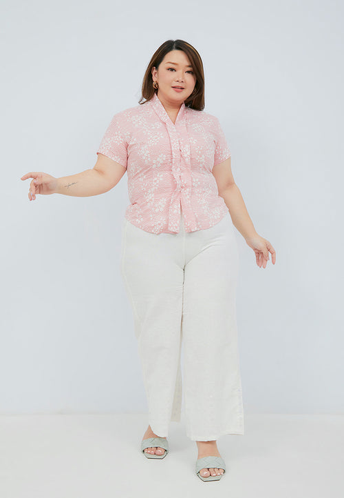 SAKURA さくら Blush Kebaya Top Batik