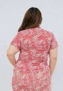 SAKURA さくら Red Kebaya Top Batik