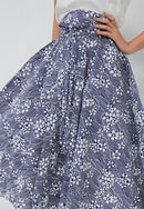 SAKURA さくら NAVY Circle Skirt BATIK