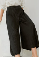 Basic Pleated Culottes Maxi (Black)