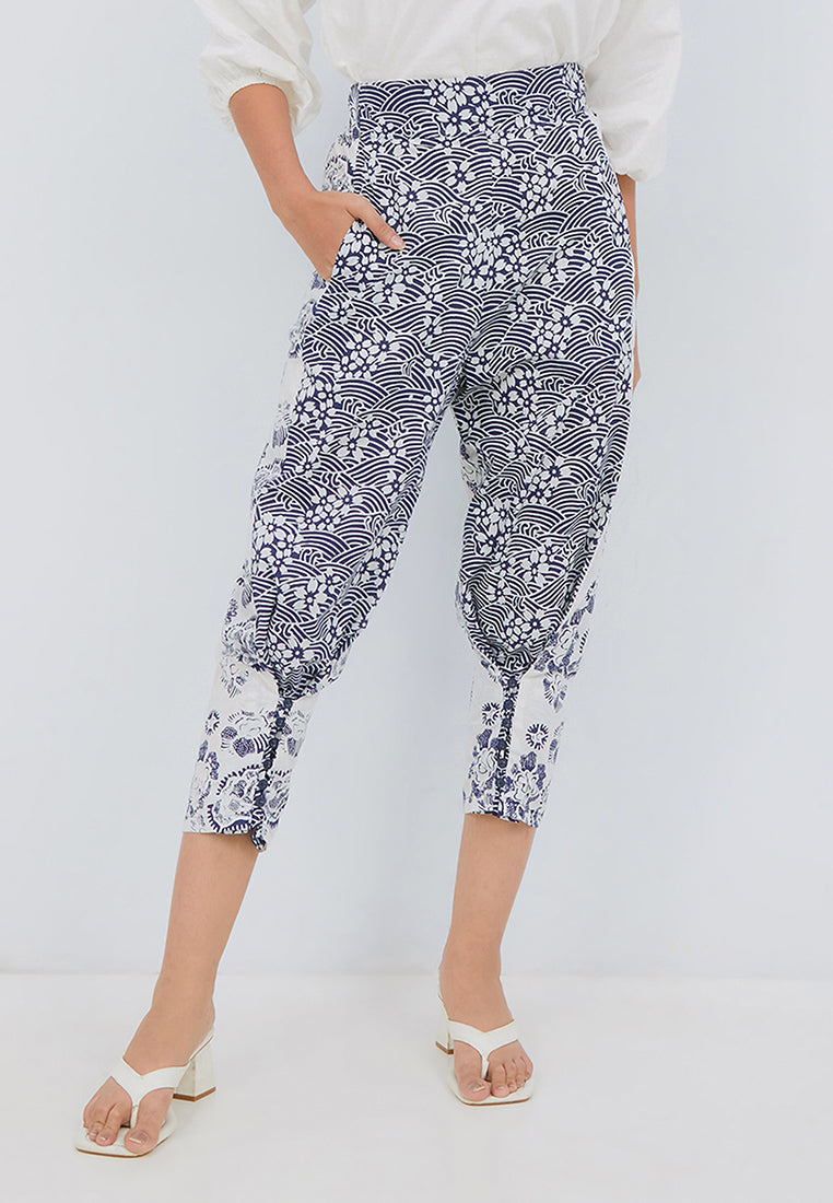 SAKURA さくら Navy 3-Way Pants