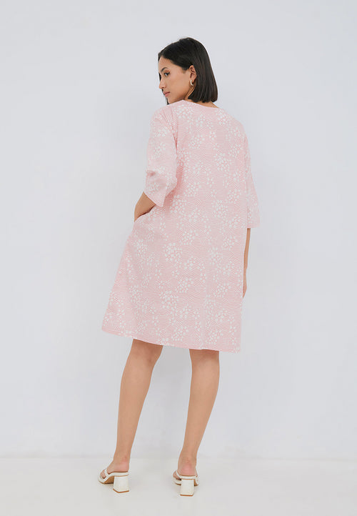 SAKURA さくら Blush Trapeze Dress