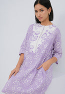 SAKURA さくら Lilac Trapeze Dress
