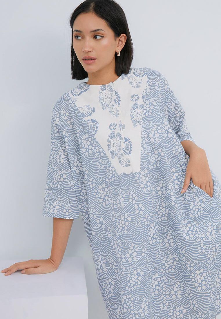 SAKURA さくら Grey Trapeze Dress