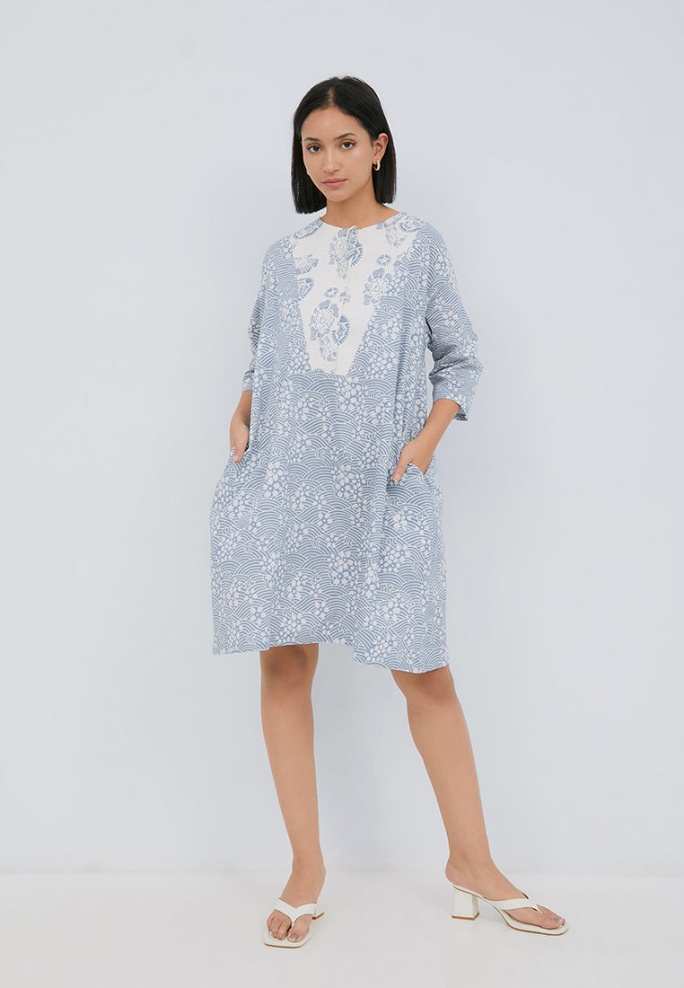 SAKURA さくら Grey Trapeze Dress