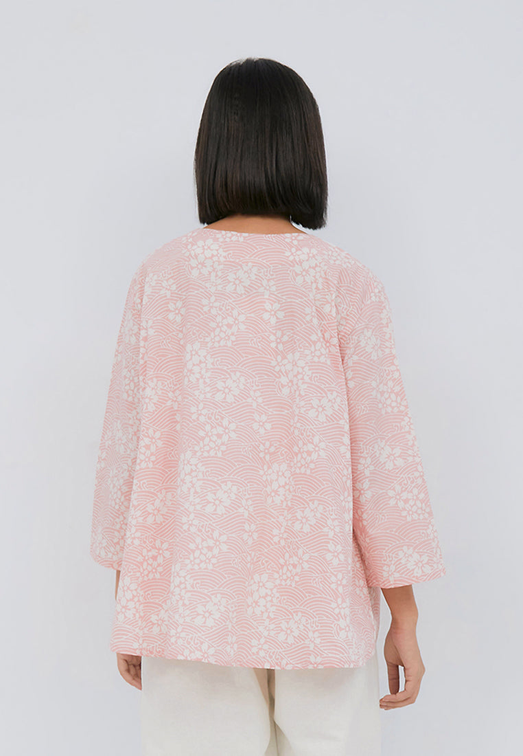 SAKURA さくら Blush Trapeze Shirt