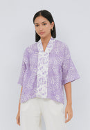 SAKURA さくら Lilac 3/4 Sleeve Nyonya Top