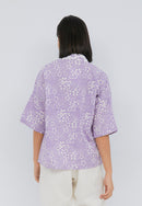 SAKURA さくら Lilac 3/4 Sleeve Nyonya Top
