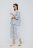 SAKURA さくら Grey Trapeze Shirt