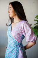 CANDY TILES Mint Wrap Dress