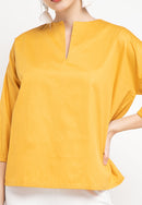 Basic Tunic Shirt Mustard
