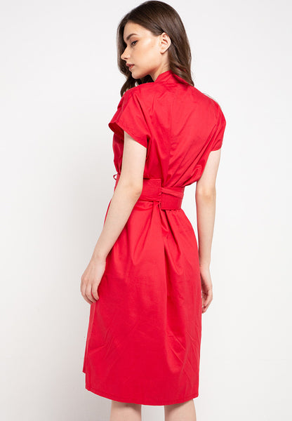 Basic Nyonya Dress Red