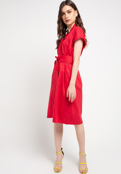 Basic Nyonya Dress Red