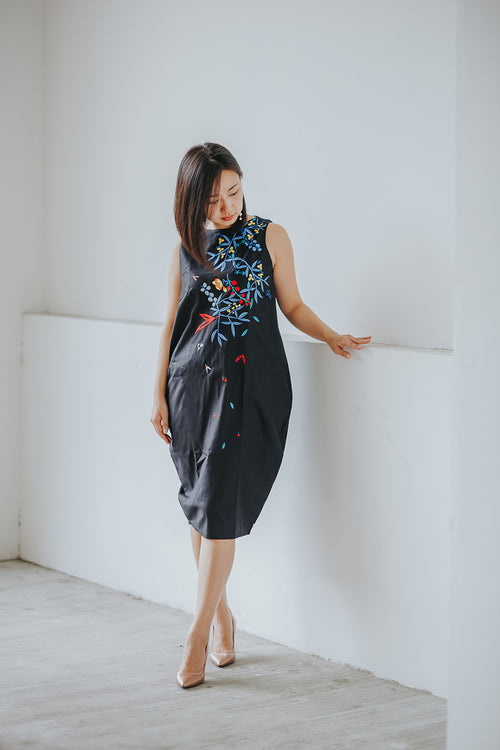 BLACK HANA Tulip Dress