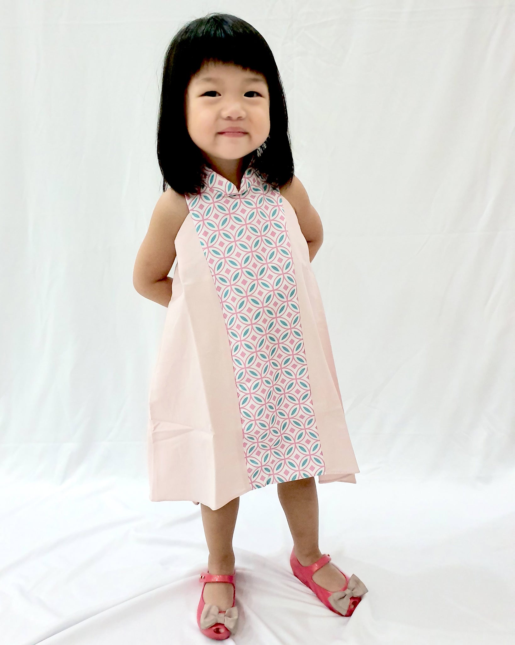 Candy Tiles Pink MiniMe Flying Dress