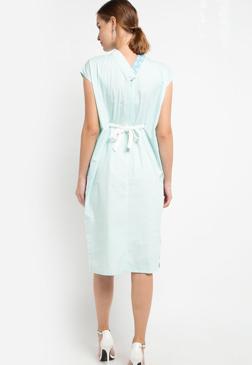 CANDY TILES MINT Kimono Cheongsam