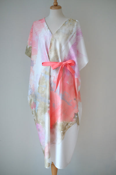 ENGLISH ROSE Midi Kimono Dress