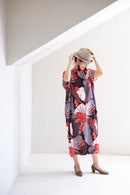[SINGAPORE STORY] Tropical Garden Kimono Dress