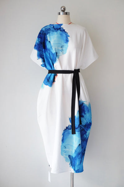 SPLASH Midi Kimono Dress