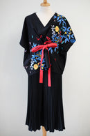 BLACK 花 HANA Embroidery Multiway Top