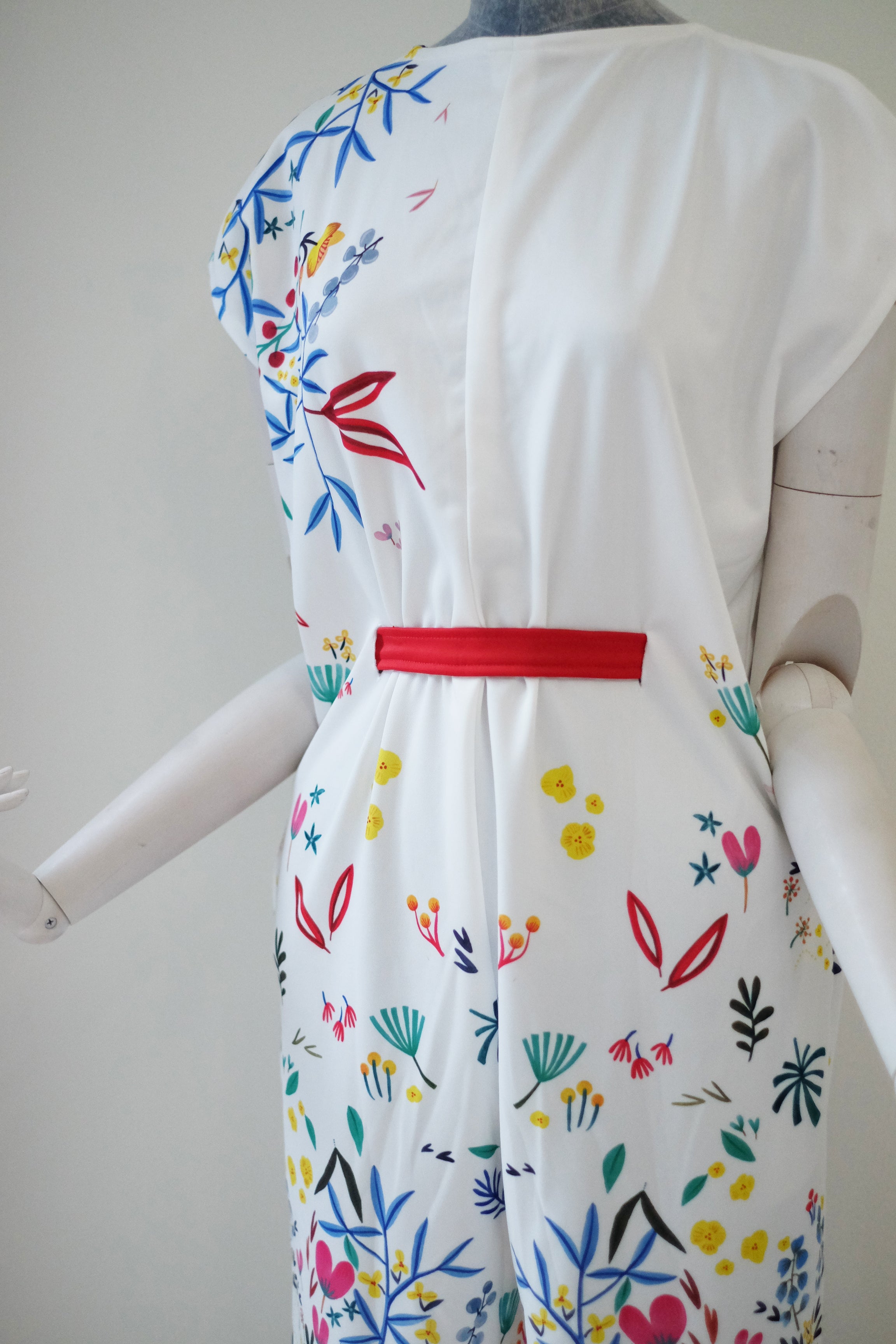 WHITE 花 HANA Slim Jumpsuit