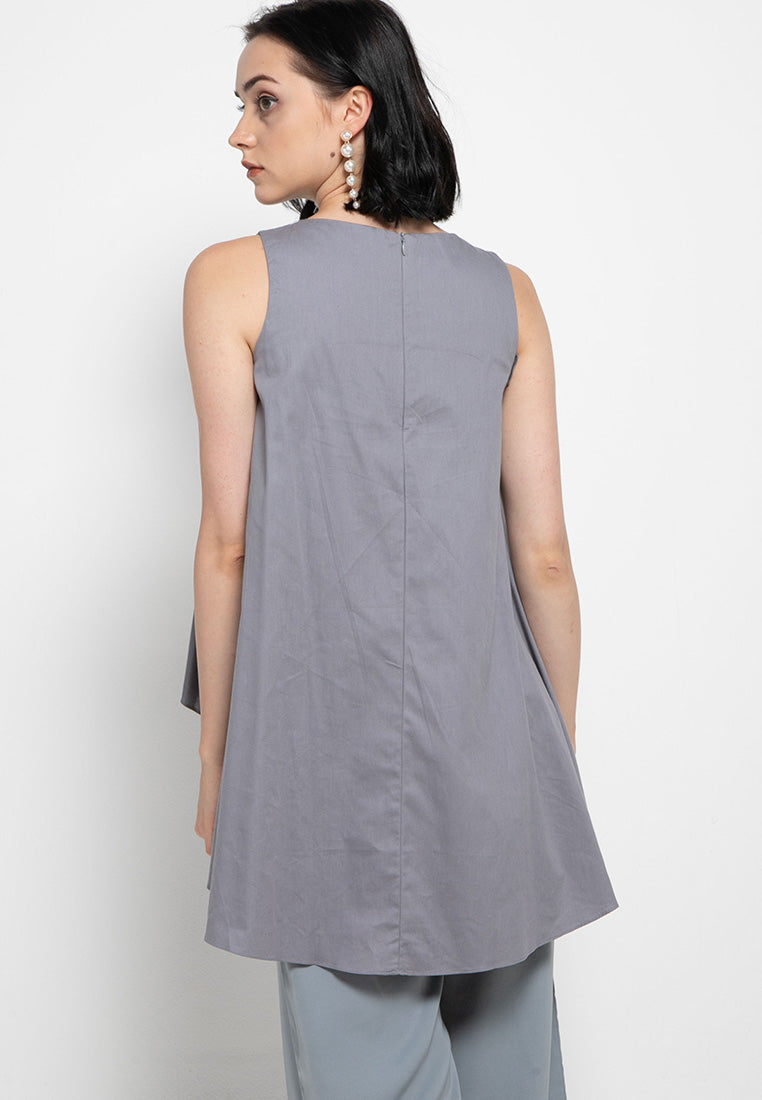 Floral Grey Flying Top
