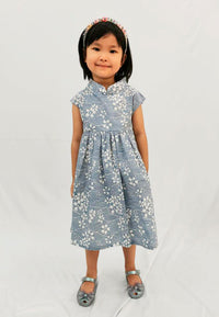 SAKURA さくら GREY MiniME Dress BATIK