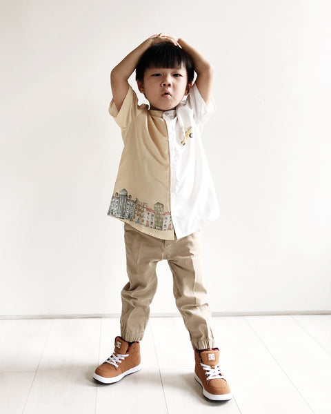 [Ans.ein X Marronnier] Franklin Shirt in Yellow