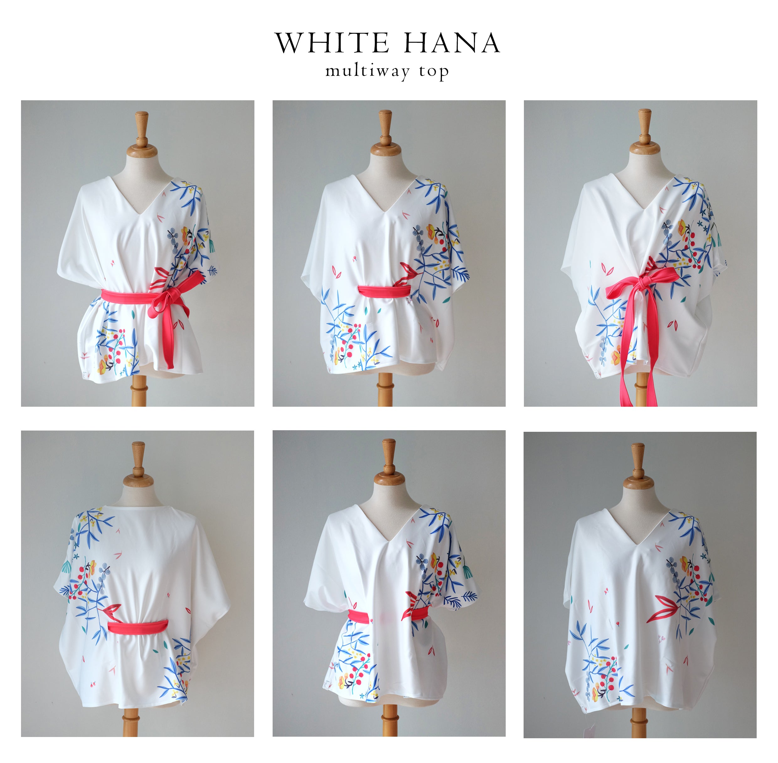 WHITE HANA Multiway Top