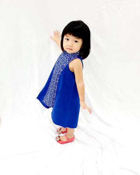 Peranakan Blu MiniMe Flying Dress