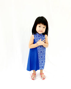 Peranakan Blu MiniMe Flying Dress