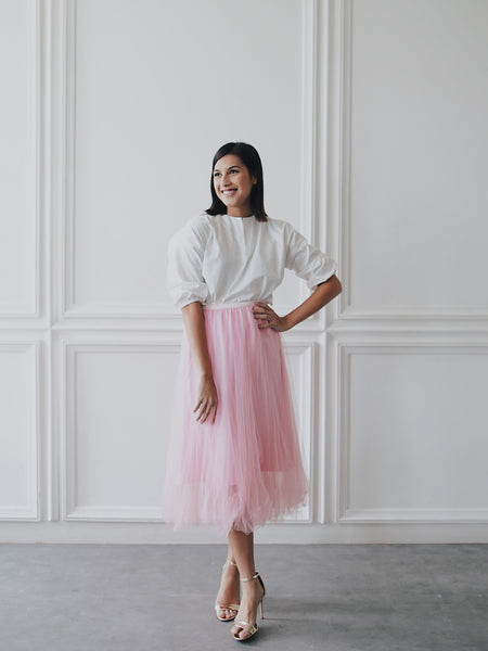 Basic Tulle Skirt - Pink