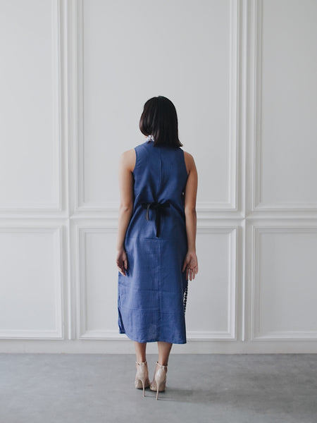 KAWUNG X NAVY Cheongsam Dress BATIK