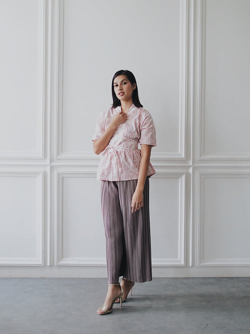 Basic Pleated Culottes Maxi