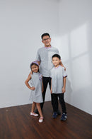 CHERRY BLOSSOM Grey Boy Shirt