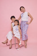 CHERRY BLOSSOM Embroidery Pink Girl Dress
