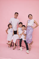 CHERRY BLOSSOM Embroidery Pink Girl Dress