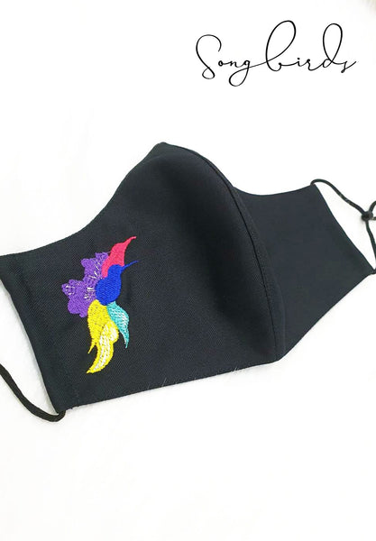 SONGBIRDS Embroidery Reusable Mask