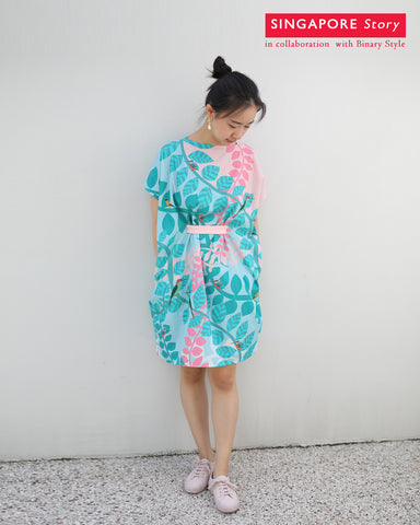[SINGAPORE STORY] Native Bird Kimono Dress