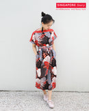 [SINGAPORE STORY] Tropical Garden Kimono Dress